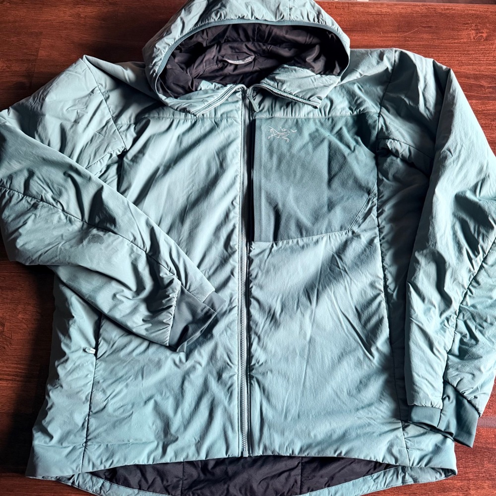 Arcteryx Proton FL Hoody Mens XL Blue Green Breathable Insulated Jacket